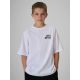 T-shirt loose z nadrukiem chłopięcy 4F 4FJRSS26TTSHM4277-10S