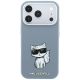 3. Etui Karl Lagerfeld Smooth Choupette Sketch MagSafe do iPhone 18 Pro / 17 Pro - jasnoniebieske