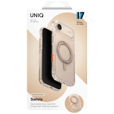 6. Etui UNIQ Swivix Rotating Kickstand 360 na iPhone Air - złote