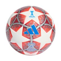 Piłka nożna adidas UCL Womens 25/26 Final Mini czerwono-biała JW1327