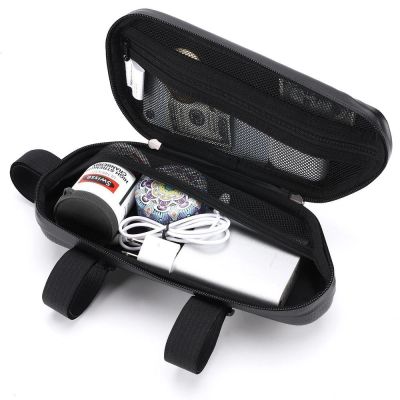12. Wozinsky torba rowerowa na ramę roweru 1,5 l czarny (WBB10BK)