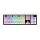 23. HATOR Skyfall Wireless 100 klawiatura Gaming USB + RF Wireless + Bluetooth QWERTY US English Czarny, Biały
