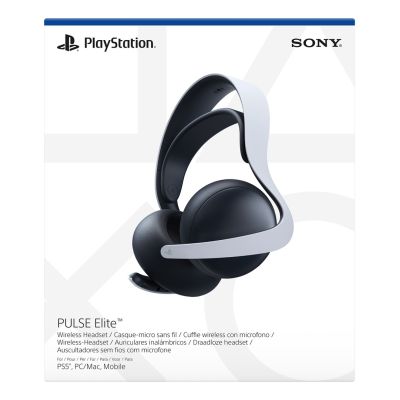 6. Sony PULSE Elite Zestaw słuchawkowy Przewodowy i Bezprzewodowy Opaska na głowę Gaming Bluetooth Podstawka do ładowania Czarny, Biały