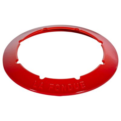 5. Zestaw do fondue Staub - 18 cm, Czerwony