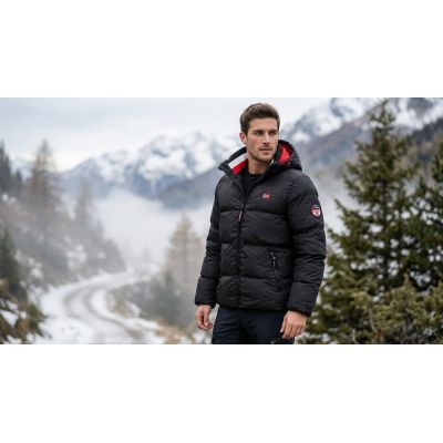 7. Parka męska Geographical Norway ANCELO BLACK DB MEN 001 (WY4478H/GN-BLACK)