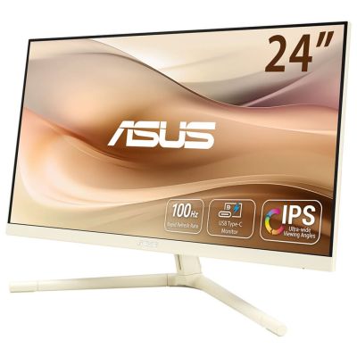 7. ASUS VU249CFE-M monitor komputerowy 60,5 cm (23.8") 1920 x 1080 px Full HD Złoto