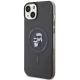 2. Etui Karl Lagerfeld Karl&Choupette Glitter MagSafe na iPhone 15 - czarne