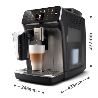6. Philips | Ekspres do kawy | EP5549/70 Seria 5500 LatteGo | Ciśnienie pompy 15 bar | Wbudowany spieniacz do mleka | Automatyczny | 1500 W | Czarny