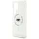 6. Etui Karl Lagerfeld Button Karl Head Printed Logo MagSafe Samsung Galaxy S25 Ultra biały