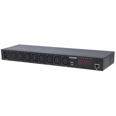 7. LISTWA ZASILAJĄCA Intellinet 163682 PDU 8x gniazdo sieciowe Czarna