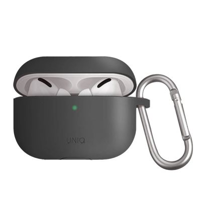 3. Etui UNIQ Vencer Silicone na AirPods Pro - szare