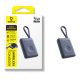 6. Powerbank Baseus EnerFill FW11 5W do Apple Watch z wbudowanym kablem - czarny