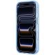 5. Etui Guess IML 4G Script Metal na iPhone 17 Pro / 18 Pro - jasnoniebieskie