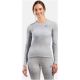 3. Bielizna termoaktywna z długim rękawem Odlo BL TOP crew neck l/s ACTIVE WARM x POW srebrna