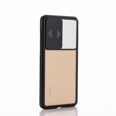 5. Wozinsky Magnetic Cam Slider Case magnetyczne etui 360 na cały telefon szkło na ekran osłona na aparat Huawei P40 czarny