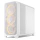 5. Fractal Meshify 3 XL White RGB TG Midi Tower Gaming Gehäuse weiß