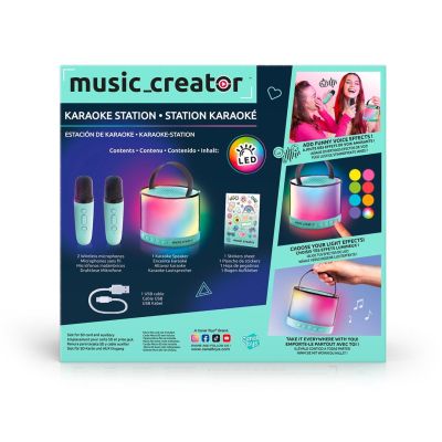 7. MUSIC CREATOR Mini zestaw do karaoke Duo
