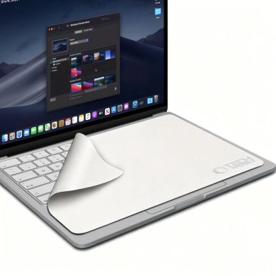 Ściereczka do ekranu Tech-Protect Polishing Cloth z mikrofibry na laptop Laptop 15 - 16" - szara