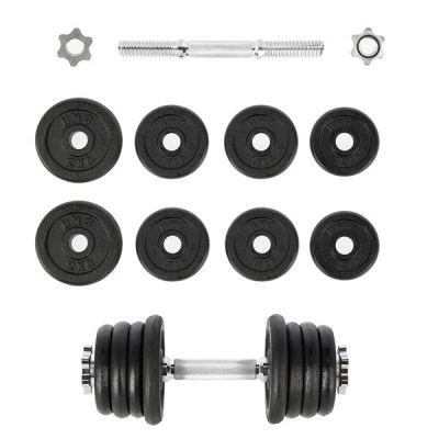20. Sztangielka z gwintem SG04 15 (15kg, 8 talerzy) KGHMS 17-59-120