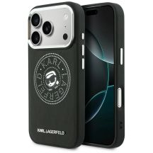 Etui Karl Lagerfeld Point & Karl Sketch MagSafe na iPhone 17 Pro - czarne