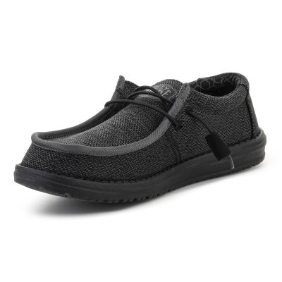 3. HEYDUDE WALLY SOX MICRO TOTAL BLACK 40019-0XJ