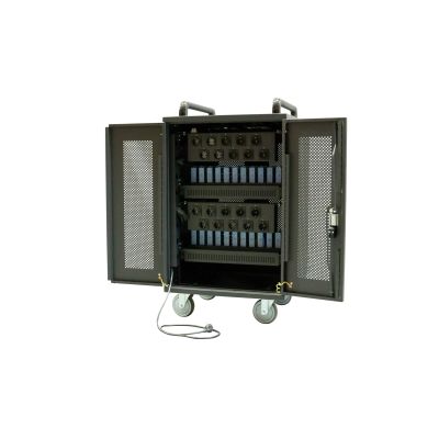 9. Avtek International Avtek Charging Cart 20 Przenośna szafa do zarządzania urządzeniami Czarny