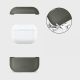 6. Etui Tech-Protect NaturalFit na AirPods Pro 3 - zielone