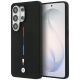 Etui BMW M Silicone Tricolor Line MagSafe na Samsung Galaxy S26 Ultra - czarne
