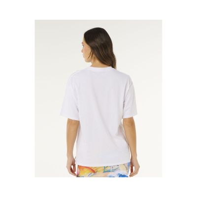 3. Koszulka damska RIP CURL Hayley O Heritage Tee biała