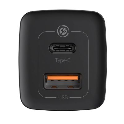 4. Baseus GaN2 Lite szybka ładowarka sieciowa 65W USB / USB Typ C Quick Charge 3.0 Power Delivery (azotek galu) czarny (CCGAN2L-B01)