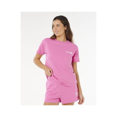 Koszulka damska RIP CURL Surf Puff Party Pack Relaxed różowa