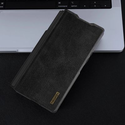 17. Etui Nillkin Qin Pro na Samsung Galaxy Z Fold 7 z miejscem na S Pen - czarne