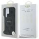 8. Etui Guess Leather 4G Colored Ring Classic Logo MagSafe Samsung Galaxy S25 Ultra czarny