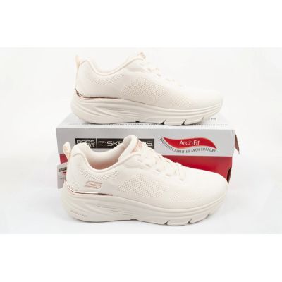 9. Skechers buty sportowe sneakersy damskie Bobs Arch Fit Elev8 ecru