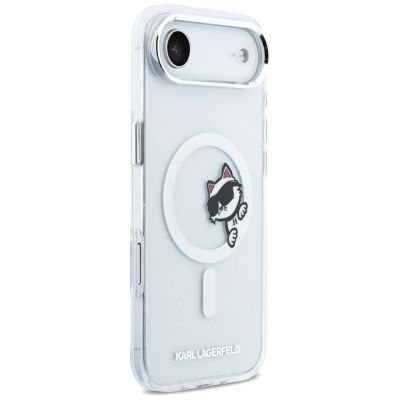 4. Etui Karl Lagerfeld IML Peekaboo MagSafe na iPhone Air - przezroczyste