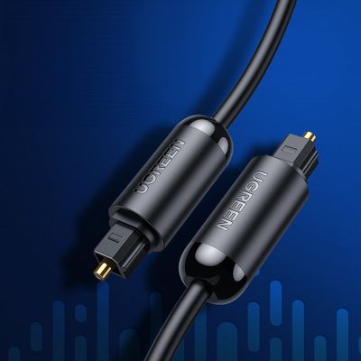 5. Kabel Ugreen AV122 70892 optyczny audio Toslink / SPDIF 2m - czarny