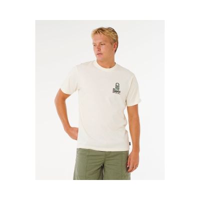 Koszulka męska RIP CURL Vaporcool Search Stack Tee biała