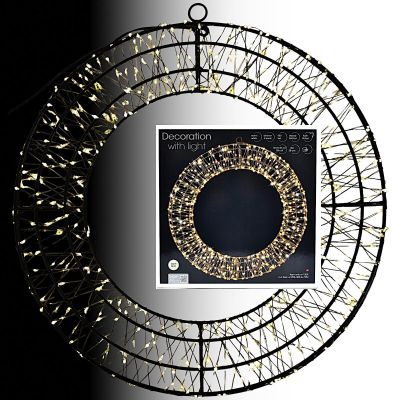 WIANEK DEKORACYJNY OPONA 480LED 38CM CZARNY
