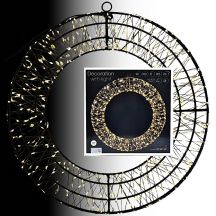 WIANEK DEKORACYJNY OPONA 480LED 38CM CZARNY