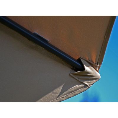 6. PARASOL OGRODOWY 300CM SKŁADANY BEŻOWY