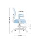 7. Fotel obrotowy Junior 3.1 Blue