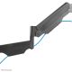 10. Neomounts WL70-550BL12 uchwyt / stojak do monitorów 106,7 cm (42") Ściana Czarny