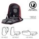 8. XD DESIGN PLECAK ANTYKRADZIEŻOWY BOBBY HERO SMALL CZERWONY P/N: P705.704