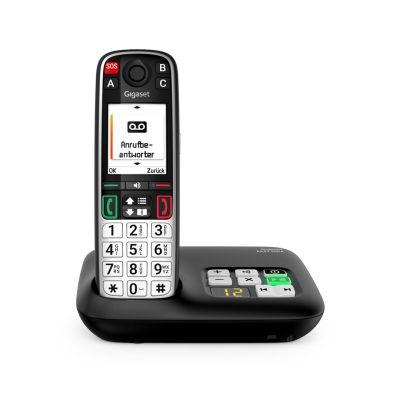 2. Gigaset EASY 500A Telefon analogowy/DECT Nazwa i identyfikacja dzwoniącego Czarny, Srebrny