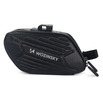 4. Wozinsky torba rowerowa pod siodełko wodoodporna 1,5 l czarna (WBB27BK)