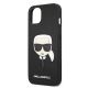 6. Etui Karl Lagerfeld Saffiano Ikonik Karl's Head na iPhone 13 mini - czarne