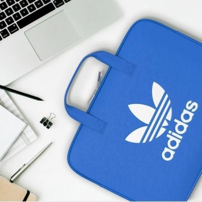 3. Torba Adidas OR 15" na laptopa - niebieska