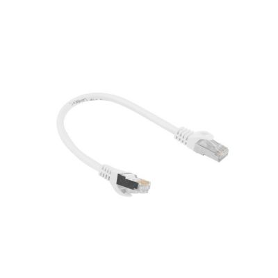 LANBERG PATCHCORD KAT.6 FTP 0.25M BIAŁY FLUKE PASSED