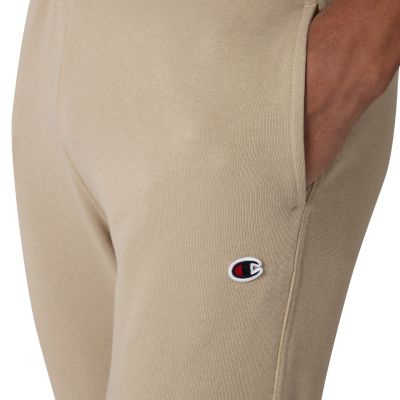 4. Spodnie męskie Champion Rib Cuff Pants beżowe 220733 MS041