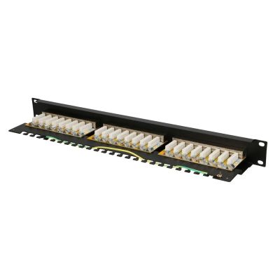 6. Patch panel Extralink  EX.9830 (1U; kat. 5e; 24xRJ-45)